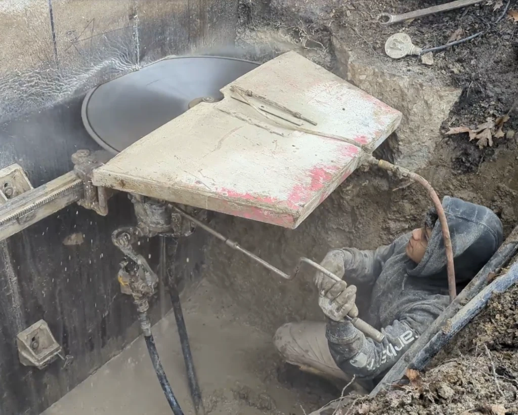 Concrete Foundation Cutting